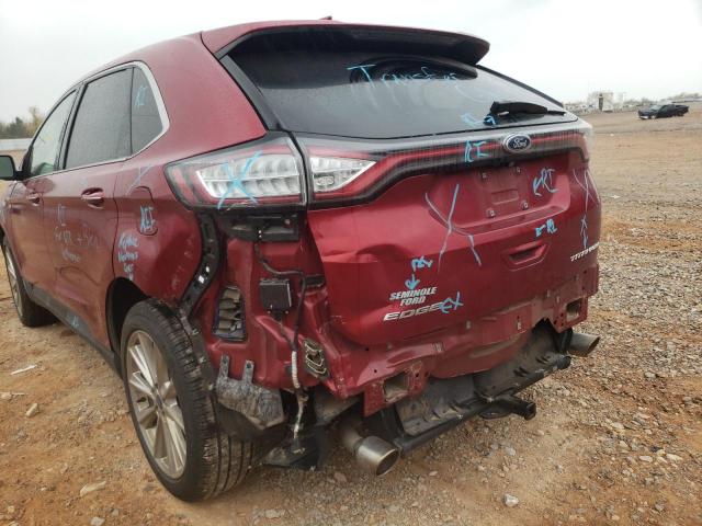 Photo 9 from auction – 2017 FORD EDGE TITAN with VIN 2FMPK3K83HBB46329