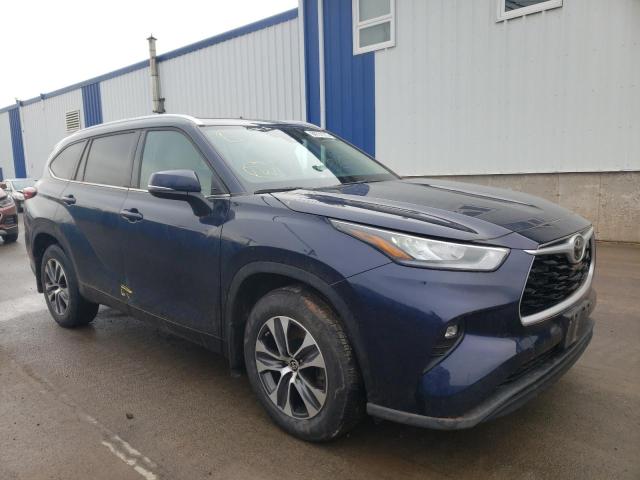 TOYOTA HIGHLANDER 2021 with VIN 5TDGZRBH8MS550657 - Photo from auction