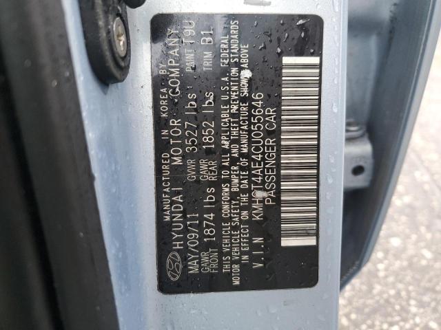 Photo 10 from auction – 2012 HYUNDAI ACCENT GLS with VIN KMHCT4AE4CU055646