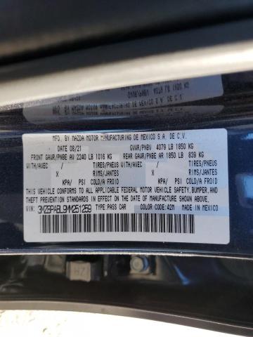 Photo 10 from auction – 2021 MAZDA 3 SELECT with VIN 3MZBPABL9MM251259