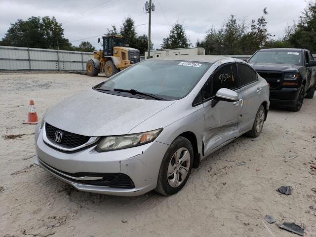 Photo 2 from auction – 2014 HONDA CIVIC LX with VIN 2HGFB2F52EH550274
