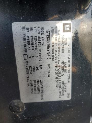Photo 10 from auction – 2009 GMC SIERRA K15 with VIN 1GTEK39059Z276476