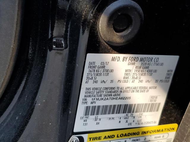 Photo 10 from auction – 2017 FORD EXPEDITION with VIN 1FMJK2AT0HEA62205