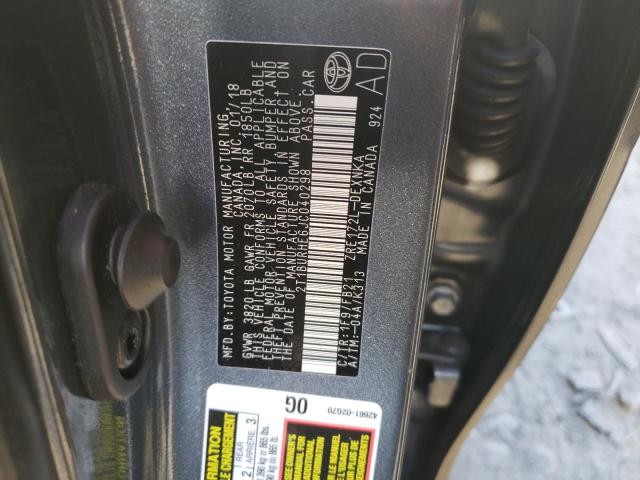 Photo 10 from auction – 2018 TOYOTA COROLLA L with VIN 2T1BURHE6JC040298