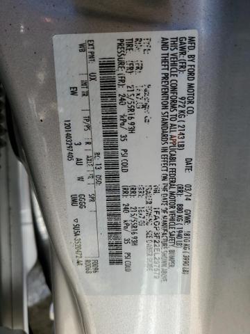 Photo 10 from auction – 2014 FORD FOCUS SE with VIN 1FADP3F22EL297579