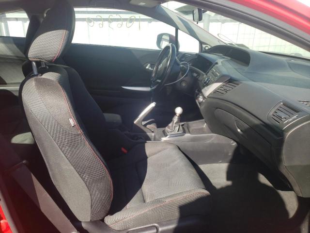 Photo 5 from auction – 2012 HONDA CIVIC SI with VIN 2HGFG4A50CH703140