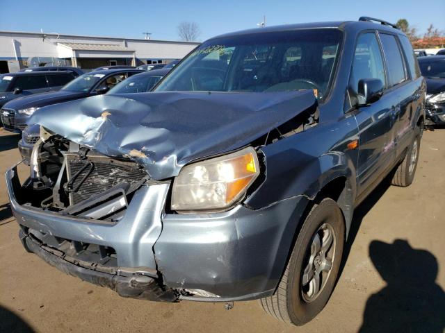Photo 2 from auction – 2007 HONDA PILOT EXL with VIN 2HKYF18777H529371