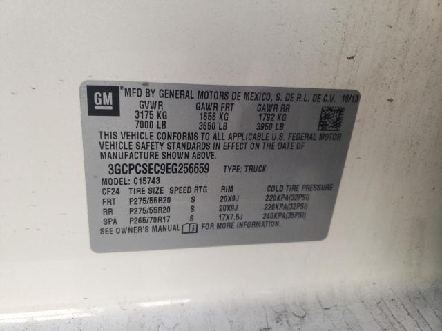 Photo 10 from auction – 2014 CHEVROLET SILVERADO with VIN 3GCPCSEC9EG256659