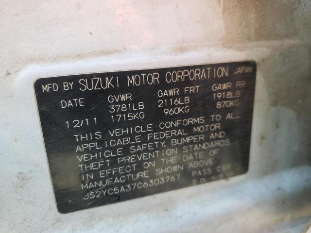 Foto 10 de la subasta – 2012 SUZUKI SX4 LE con VIN JS2YC5A37C6303767