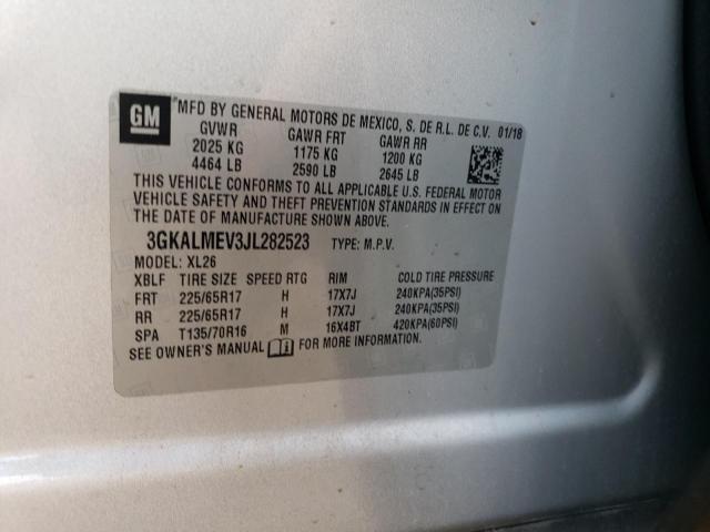 Photo 10 from auction – 2018 GMC TERRAIN SL with VIN 3GKALMEV3JL282523