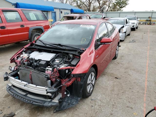 Photo 2 from auction – 2018 TOYOTA PRIUS with VIN JTDKARFU3J3551172