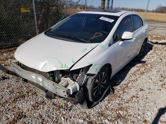 Photo 2 from auction – 2013 HONDA CIVIC EXL with VIN 19XFB2F97DE210632