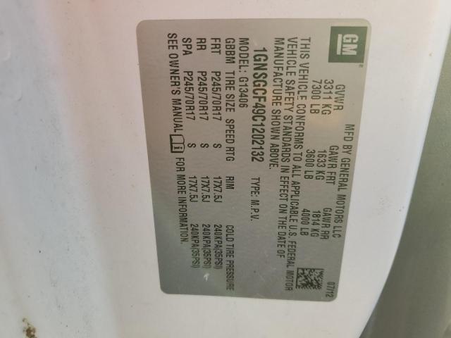 Photo 10 from auction – 2012 CHEVROLET EXPRESS G1 with VIN 1GNSGCF49C1202132