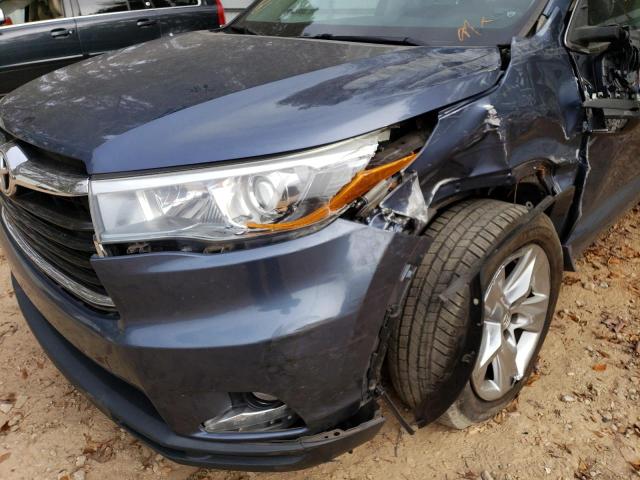 Photo 9 from auction – 2015 TOYOTA HIGHLANDER with VIN 5TDYKRFH3FS062254