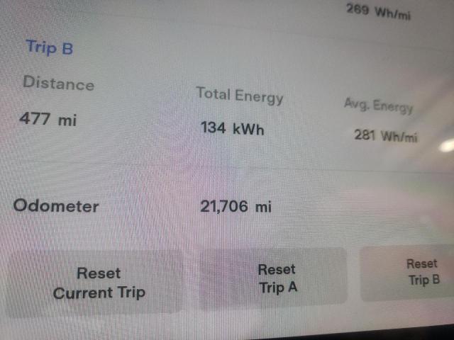 Photo 8 from auction – 2020 TESLA MODEL Y with VIN 5YJYGDEF2LF041738