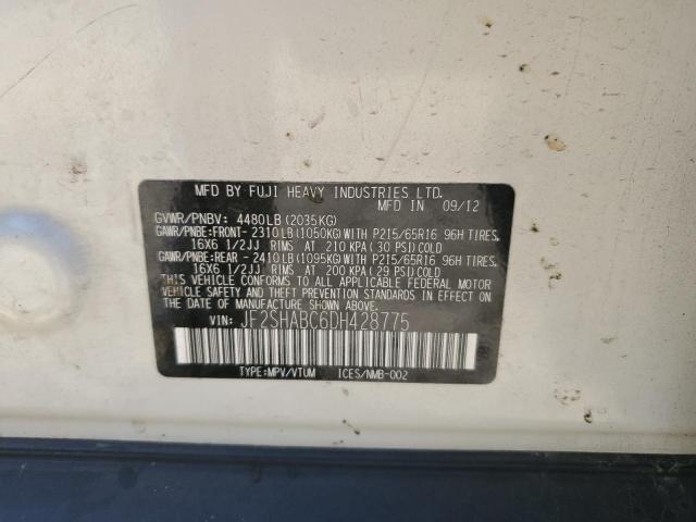 Photo 10 from auction – 2013 SUBARU FORESTER 2 with VIN JF2SHABC6DH428775