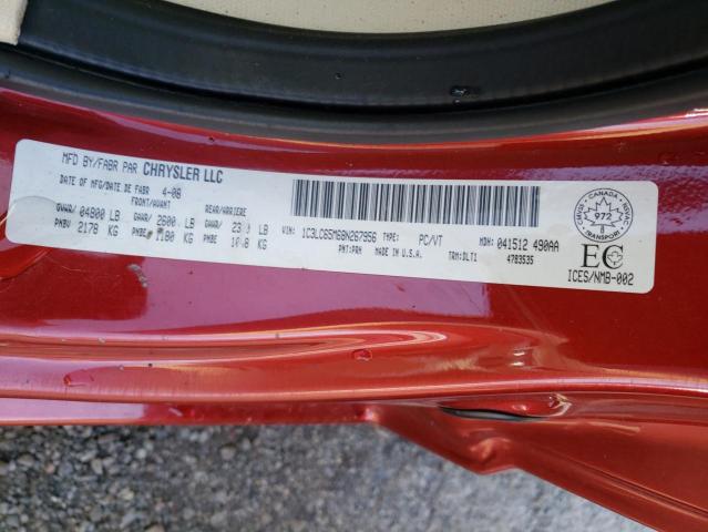 Photo 10 from auction – 2008 CHRYSLER SEBRING LI with VIN 1C3LC65M68N267956