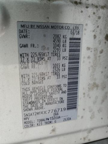 Photo 10 from auction – 2018 NISSAN ROGUE S with VIN 5N1AT2MT4JC776719