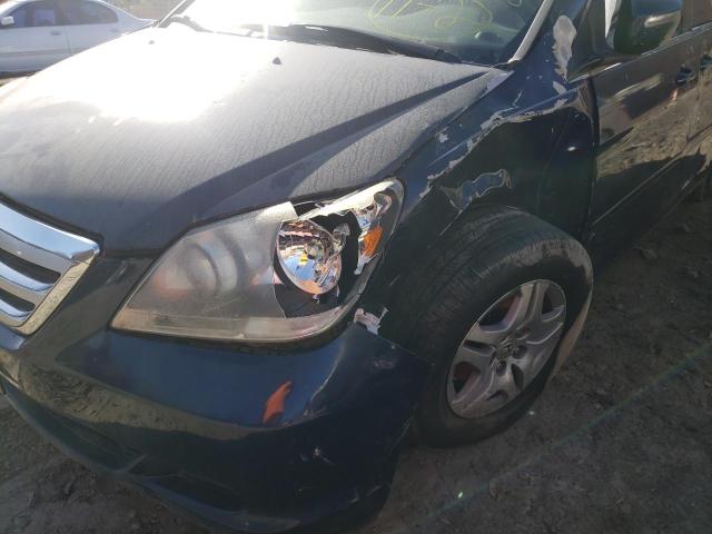 Photo 9 from auction – 2005 HONDA ODYSSEY EX with VIN 5FNRL38715B043370