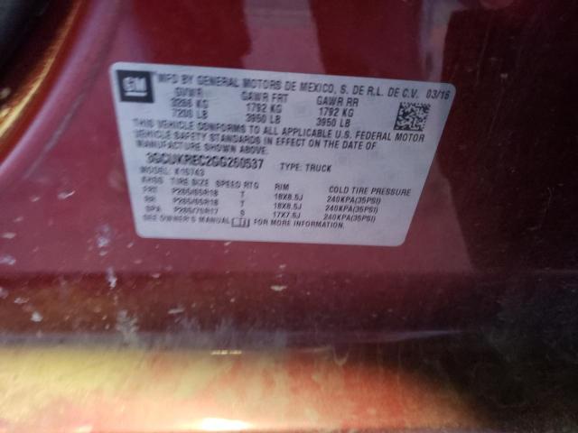 Photo 10 from auction – 2016 CHEVROLET SILVERADO with VIN 3GCUKREC2GG260537