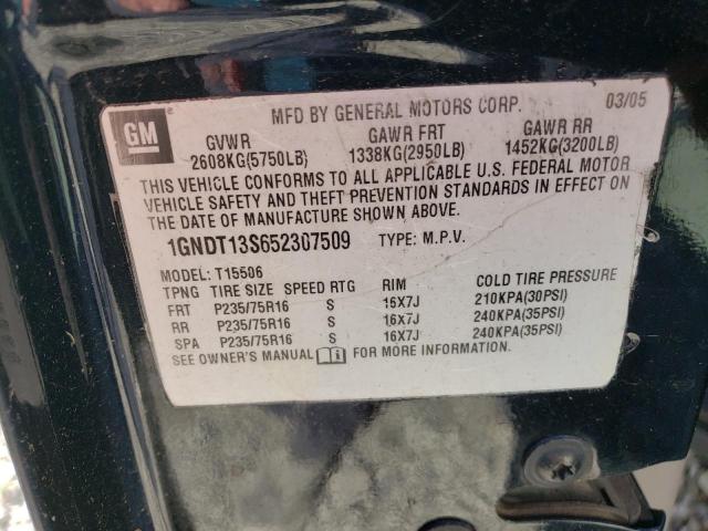 Photo 10 from auction – 2002 CHEVROLET TRAILBLAZE with VIN 1GNDT13S422151188