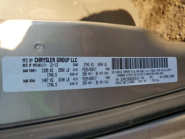 Photo 10 from auction – 2014 CHRYSLER TOWN & COU with VIN 2C4RC1BG8ER225147