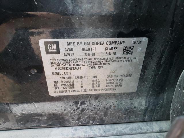 Photo 10 from auction – 2021 BUICK ENCORE PRE with VIN KL4CJESB2MB306563