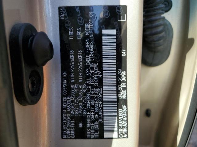 Photo 10 from auction – 2015 LEXUS GX 460 PRE with VIN JTJJM7FX2F5096051