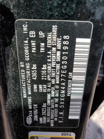Photo 10 from auction – 2014 KIA OPTIMA LX with VIN 5XXGM4A77EG301988