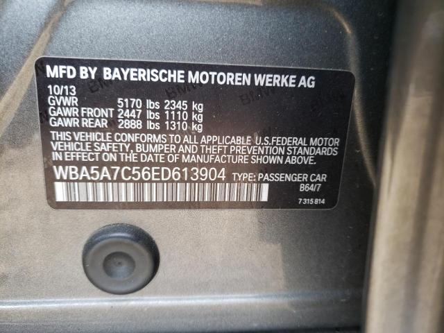 Photo 10 from auction – 2014 BMW 528 XI with VIN WBA5A7C56ED613904