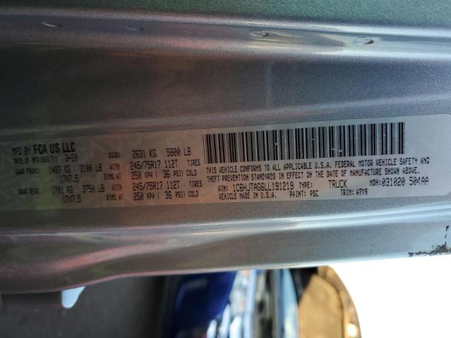 Photo 10 from auction – 2020 JEEP GLADIATOR with VIN 1C6HJTAG6LL191219