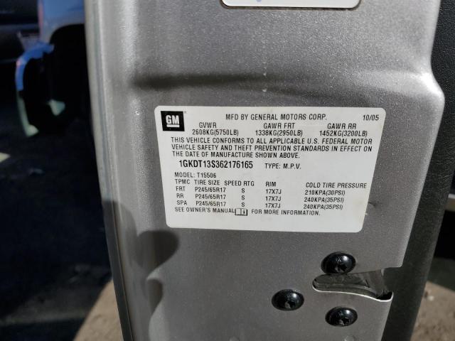 Photo 10 from auction – 2006 GMC ENVOY with VIN 1GKDT13S362176165