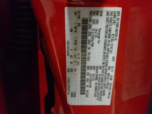 Photo 10 from auction – 2017 FORD FOCUS SE with VIN 1FADP3F25HL251619