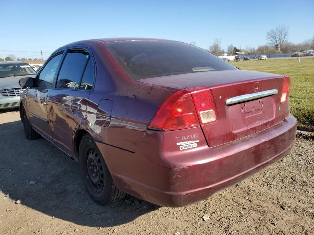 Photo 3 from auction – 2002 HONDA CIVIC LX with VIN 1HGES16542L080320