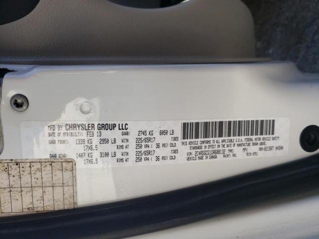 Photo 10 from auction – 2013 DODGE GRAND CARA with VIN 2C4RDGCG1DR688132