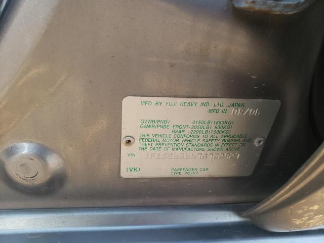 Photo 10 from auction – 2007 SUBARU FORESTER 2 with VIN JF1SG63667G722927
