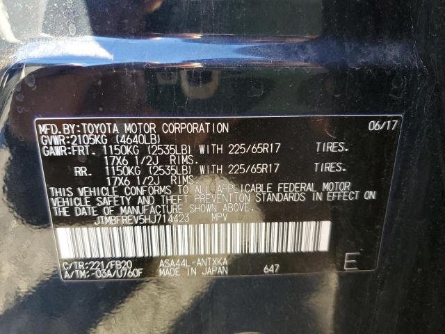 Photo 10 from auction – 2017 TOYOTA RAV4 LE with VIN JTMBFREV5HJ714423