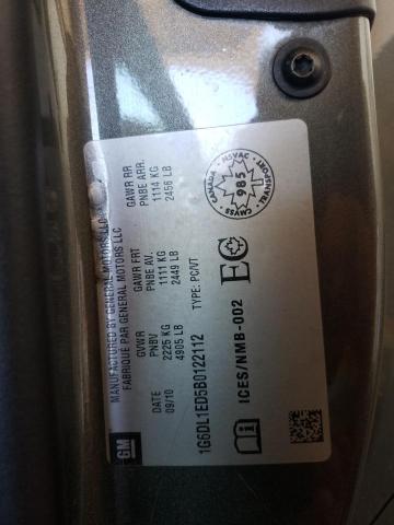Photo 10 from auction – 2011 CADILLAC CTS PERFOR with VIN 1G6DL1ED5B0122112