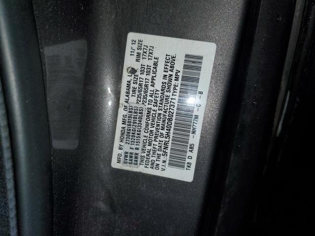 Photo 10 from auction – 2013 HONDA ODYSSEY EX with VIN 5FNRL5H40DB027371