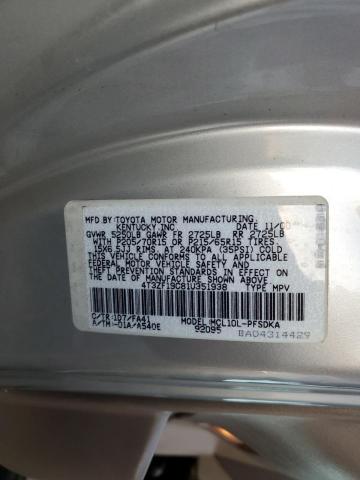 Photo 10 from auction – 2001 TOYOTA SIENNA CE with VIN 4T3ZF19C81U351938