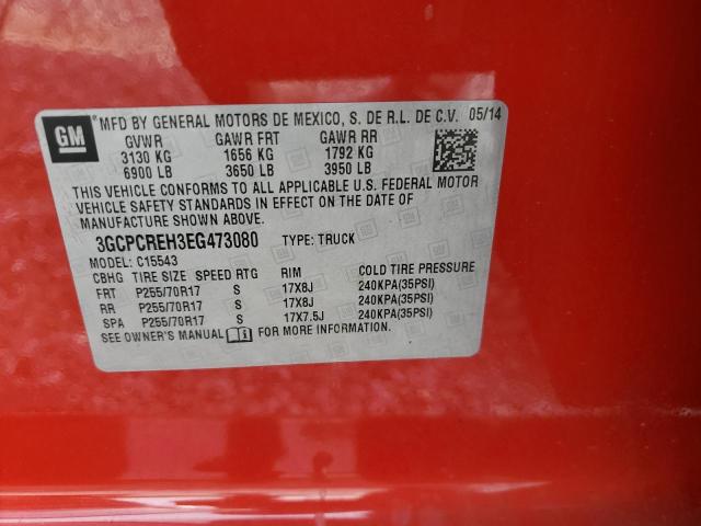 Photo 10 from auction – 2014 CHEVROLET SILVERADO with VIN 3GCPCREH3EG473080