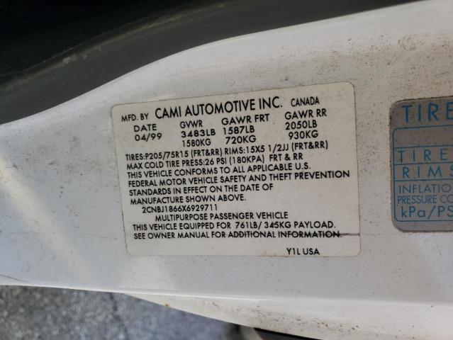 Photo 10 from auction – 1999 CHEVROLET TRACKER with VIN 2CNBJ1866X6929711