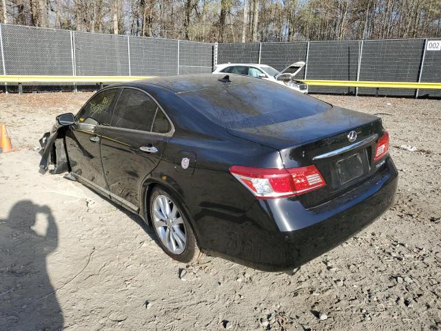 Photo 3 from auction – 2012 LEXUS ES 350 with VIN JTHBK1EG4C2510597