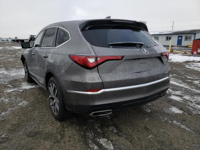 Photo 3 from auction – 2022 ACURA MDX TECHNO with VIN 5J8YE1H43NL043417
