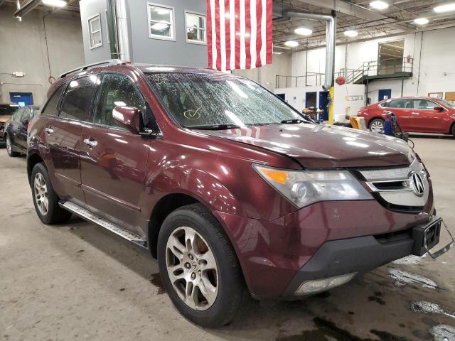 ACURA MDX TECHNO 2008 with VIN 2HNYD28378H526838 - Photo from auction