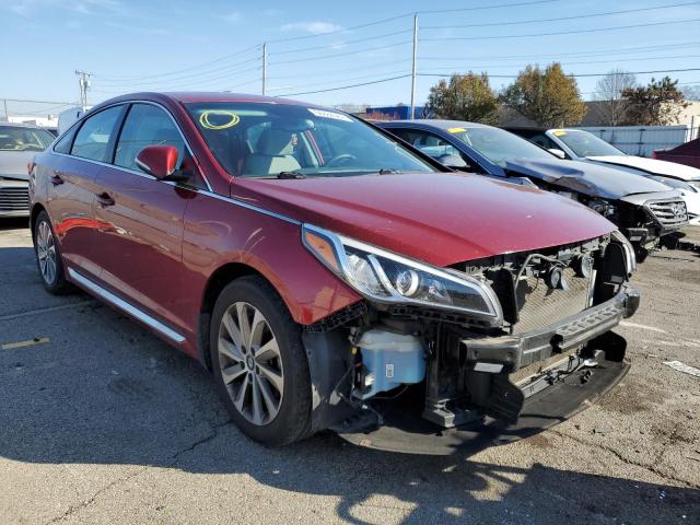 HYUNDAI SONATA SPO 2016 with VIN 5NPE34AF5GH431566 - Photo from auction