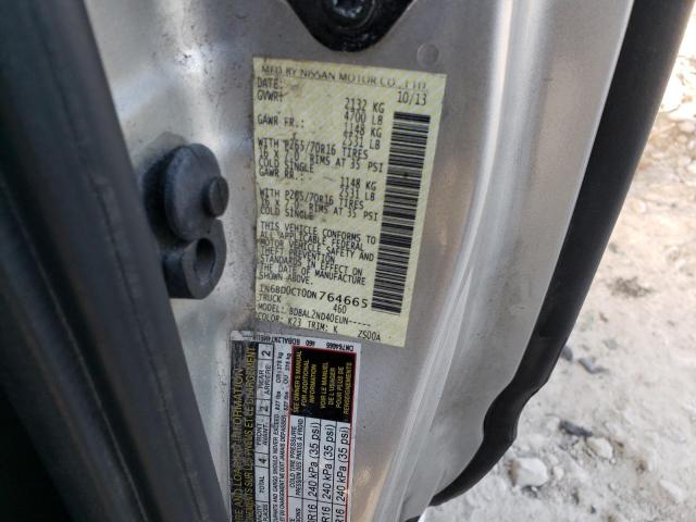 Photo 10 from auction – 2013 NISSAN FRONTIER S with VIN 1N6BD0CT0DN764665