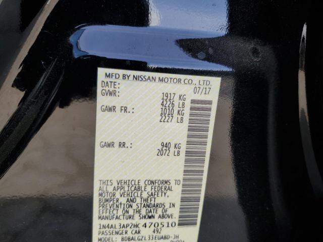 Photo 10 from auction – 2017 NISSAN ALTIMA 2.5 with VIN 1N4AL3AP2HC470510