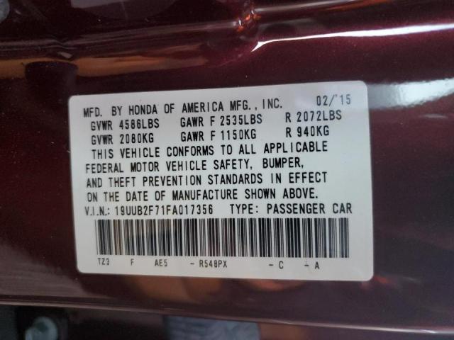 Photo 10 from auction – 2015 ACURA TLX ADVANC with VIN 19UUB2F71FA017356