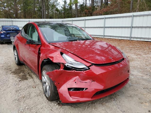 TESLA MODEL Y 2021 with VIN 5YJYGDEE8MF202277 - Photo from auction